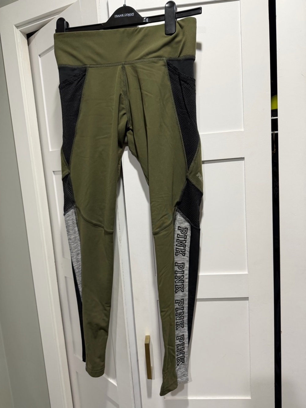 Victoria's Secret PINK Olive Green Leggings with pockets